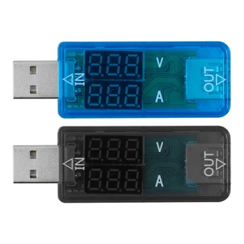 USB-тестер DC3.2-10V 0-3A мобильный измерительный прибор со светодиодным дисплеем челнока - Изображение 1  