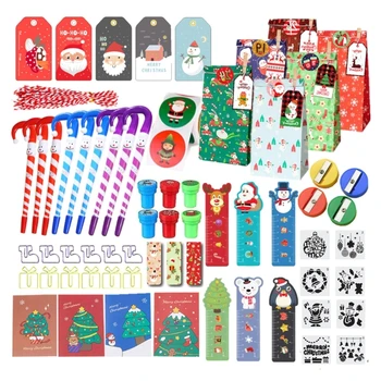 Подарочный набор Набор ластиков Рождественские подарки Набор карандашей Детские Рождественские канцелярские подарки Y9RF - Изображение 2  