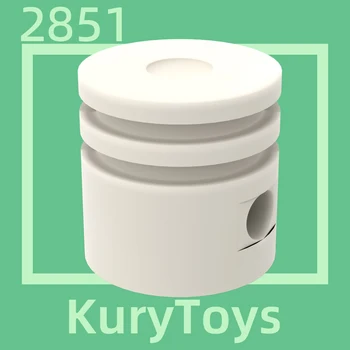Kury Toys сделай сам MOC для 2851 деталей из строительных блоков для поршневого двигателя Круглый - Изображение 1  
