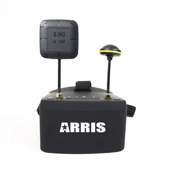 ARRIS EV800D 5-дюймовый HD-видеорегистратор 5,8 g, 800x480, очки FPV, встроенный аккумулятор, ресивер, - Изображение 1  