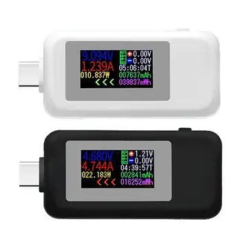 KWS-1902C Type-C Красочный дисплей USB-тестер, Монитор текущего напряжения, Измеритель мощности, Мобильный Аккумулятор, Зарядное Устройство, Детектор - Изображение 1  