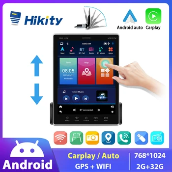 Hikity 2 Din Carplay Автомобильный стерео радио 9,5 