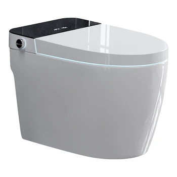 Умный туалет Автоматический Встроенный бытовой туалет с неограниченным давлением воды, ультра-вращающийся сифон - Изображение 1  