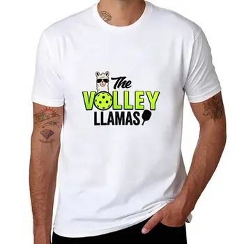Новые подарки для Пиклбола The Volley Lamas забавная Футболка для Пиклбола, Футболки с графическими надписями, мужская одежда, футболки для мужчин с графическими надписями - Изображение 1  