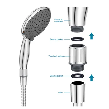 Высококачественные аксессуары для ванной Комнаты Клапан для душа Клапан регулирования давления воды Регулятор давления воды - Изображение 2  