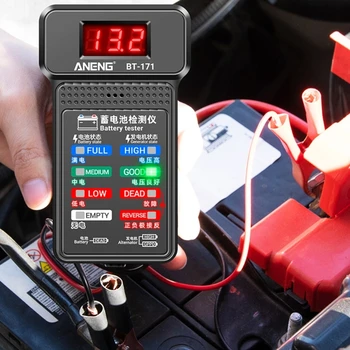 Тестер автомобильного аккумулятора 12V, генератор переменного тока/Проверка батареи/ Диагностический инструмент для автомобиля G5AB - Изображение 2  