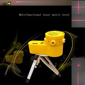 1 шт. Инфракрасный лазерный уровень Поперечный лазер с многоцелевым ручным инструментом лазерный инструмент с кронштейном для штатива - Изображение 2  