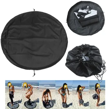 Сумка для хранения пляжной одежды для плавания, сумка для хранения гидрокостюма, сумка для быстрой смены одежды для пляжного серфинга - Изображение 1  
