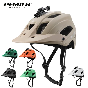 PEMILA Новый шлем Велоспорт MTB Мужчины Женщины Велосипедный шлем capacete ciclismo Сверхлегкие велосипедные шлемы для горных дорог casco ciclismo - Изображение 1  