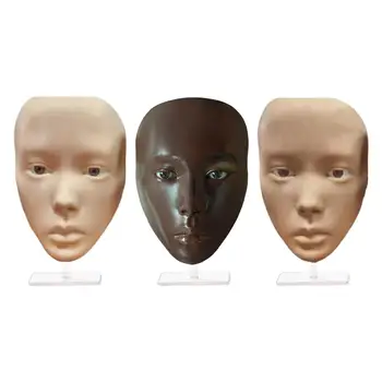 Голова Манекена, Глаза Девушки, Инструменты для Практики лица, Макияж, Легко Моющийся для Начинающих - Изображение 1  