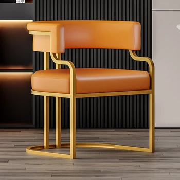 Роскошные обеденные стулья с акцентом, Передвижные обеденные стулья с подлокотниками для гостиной, эргономичная мебель для гостиной от El Hogar - Изображение 2  