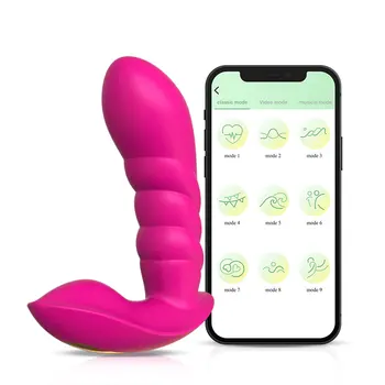 Фаллоимитаторы-вибраторы G Spot с 9 режимами вибрации, вибратор с дистанционным управлением, массажер для множественной стимуляции, секс-игрушки для взрослых - Изображение 1  