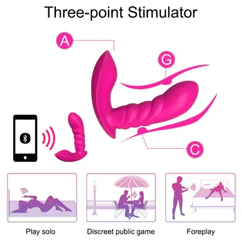 Фаллоимитаторы-вибраторы G Spot с 9 режимами вибрации, вибратор с дистанционным управлением, массажер для множественной стимуляции, секс-игрушки для взрослых - Изображение 2  
