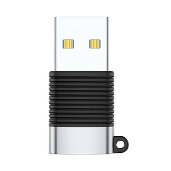 Высокоскоростной женский адаптер USB3.0 к Type C. Наслаждайтесь быстрой зарядкой и передачей данных с помощью адаптера для устройств USB C. - Изображение 2  