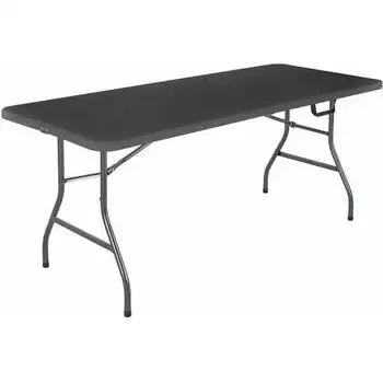 Раскладной стол Cosco 6 футов, черный - Изображение 1  