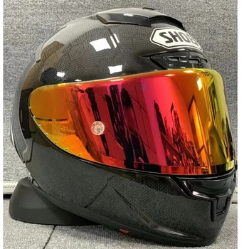 Высококачественный карбоновый новый мотоциклетный шлем SHOEI X14 мотоциклетный полнолицевой шлем для мужчин и женщин четырехсезонной безопасности - Изображение 1  