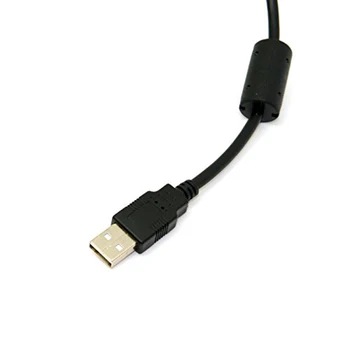 Mini USB B Type 5Pin с прямым углом 90 градусов к USB 2.0 с разъемом для передачи данных с ферритовым сердечником EMI 5 метров - Изображение 2  