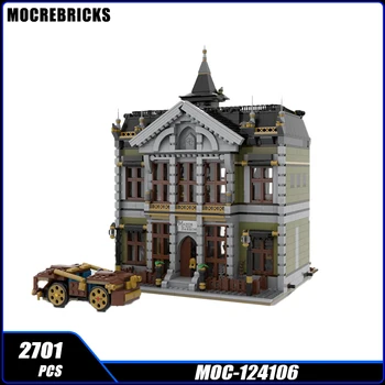 Серия Street View MOC-124106 Museum of Exploration and Adventure Building Block DIY Model Collection Experts Puzzle Brick Toys - Изображение 1  