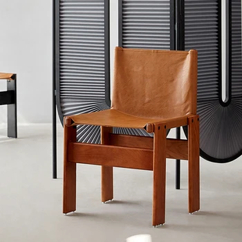 Барные обеденные стулья на открытом воздухе, подушки для помещений, Эргономичные Удобные кухонные стулья, Дизайнерская Современная мебель для дома Cadeiras De Jantar - Изображение 2  