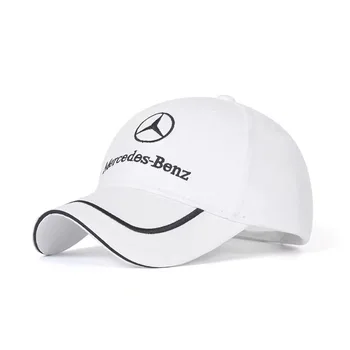 для Mercedes Benz Логотип W204 W205 W210 W211 W212 W463 Хлопковая Бейсболка Мужская Регулируемая Солнцезащитная Шляпа Snapback Спорт На Открытом Воздухе Повседневная - Изображение 2  