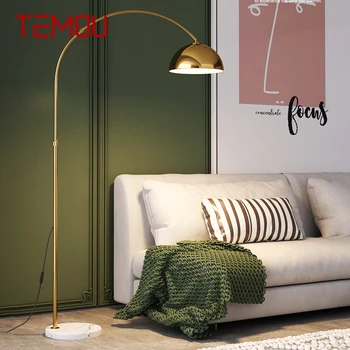 Торшер TEMOU Nordic для рыбалки, современная семейная гостиная, спальня, креативный светодиодный декоративный светильник для стояния - Изображение 1  