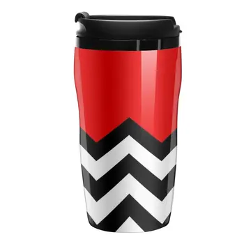 Новый набор кофейных кружек Twin Peaks с рисунком Black Lodge для путешествий - Изображение 1  