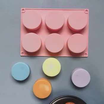 3D Силиконовая форма с круглым цилиндром, покрытая шоколадом, Форма для печенья Oreos, для выпечки кексов, конфет, Инструментов для мыловарения, Формовочная машина для торта - Изображение 1  