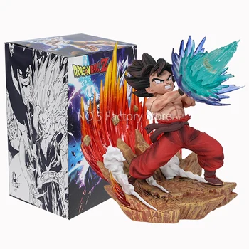 Dragon Ball Z Super Saiyan Son Goku Светящаяся Фигурка GK Statue ПВХ Фигурки Коллекционная модель Игрушки для детей Подарки - Изображение 1  