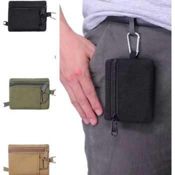 1 шт. тактический кошелек EDC Molle, чехол на молнии, многофункциональная сумка, портативный чехол для ключей, спортивный кошелек для монет, охотничья сумка - Изображение 2  