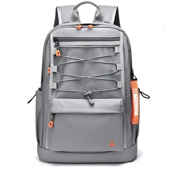Модная цветовая контрастность Chikage, портативная сумка унисекс, компьютерный рюкзак большой емкости, женский дорожный легкий рюкзак - Изображение 1  