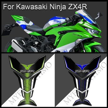 Мотоцикл 3D Наклейки Для Kawasaki Ninja ZX-4R 400 ZX4R ZX 4R Наклейки Защитный Бак Накладка Газ Мазут Комплект Колено Рыбья Кость - Изображение 1  