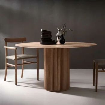 Обеденный стол в скандинавском стиле, Роскошные минималистичные Настольные игры для письма, Водонепроницаемая мебель для дома в стиле Эль-Хогар - Изображение 2  