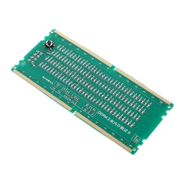 Тестовая карта DDR4, Слот для оперативной памяти, светодиодный Анализатор для ремонта материнской платы на рабочем столе, тестер - Изображение 1  