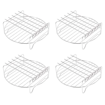 Аксессуары для фритюрницы-Набор из 4-х подставок для фритюрницы, универсальная двухслойная подставка с шампуром, совместимая с XL Power - Изображение 1  