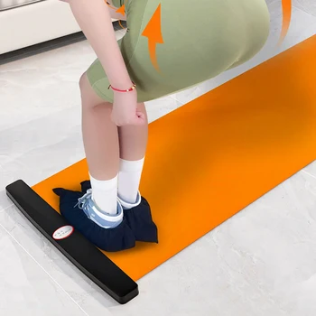 140/180/200 см Многофункциональный скользящий коврик для йоги для тренировки баланса, скользящая доска для фитнеса в помещении для упражнений на ноги - Изображение 2  