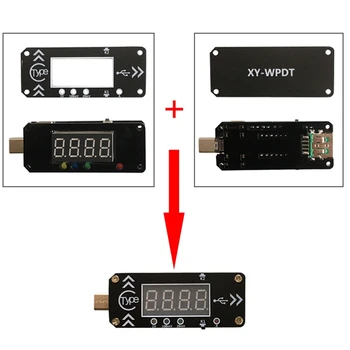 USB Зарядное устройство Для запуска зарядки Вольтметр Амперметр 5 В/9 В/12 В/15 В/20 В/PPS PD2.0 PD3.0 Type-C USB-устройство-Приманка Для зарядного устройства PD - Изображение 2  