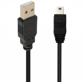 USB MINI 5Pin под углом 90 ° от разъема USB 2.0 A к разъему USB 2.0 жесткий диск, цифровая камера, кабель для передачи данных мобильного телефона, Т-образный порт - Изображение 1  