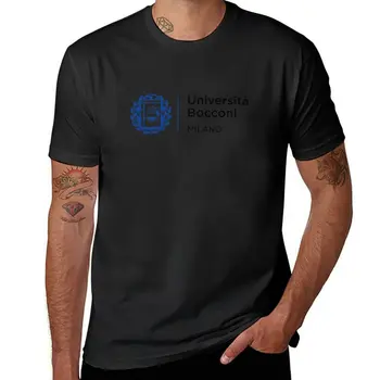Новая футболка Bocconi Univ, летняя одежда, быстросохнущие футболки, топы больших размеров, мужские футболки с графическим рисунком, комплект - Изображение 1  