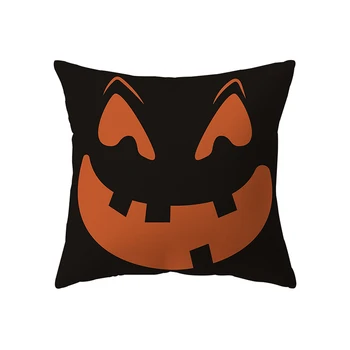 Наволочка в виде дьявольской тыквы на тему Хэллоуина, наволочка на диван, кресло, кровать, наволочка для домашнего декора - Изображение 2  