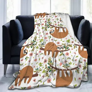 Ленивец Фланелевый флисовый плед Легкий офисный диван Диван для спальни для детей и взрослых Круглый сезон - Изображение 1  