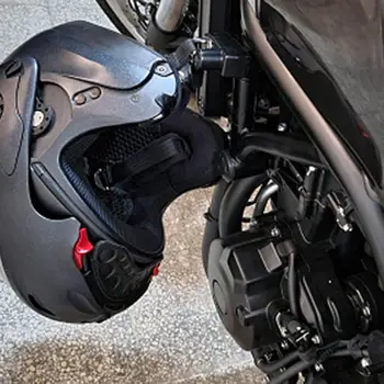 Замок мотоциклетного шлема противоугонный Подходит для 22 мм-25 мм руля мотоцикла - Изображение 2  