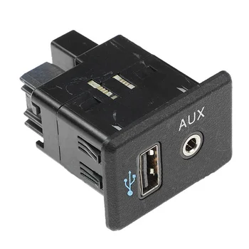 USB + AUX Двойной Интерфейсный Модуль Вспомогательный Аудиоразъем Зарядный USB-Порт для Nissan Altima 795405024 28023-9HT0A - Изображение 1  