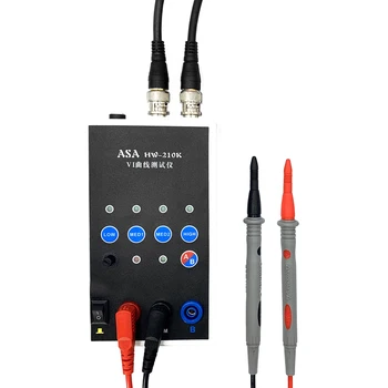 Двухканальный тестер VI-кривой HW-210K Печатная плата Онлайн-детектора Тестер ASA с регулируемой частотой вращения 4 передач - Изображение 2  