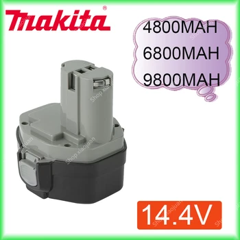 Makita 100% Оригинальный Аккумулятор для Электроинструмента 14,4 В 4800 мАч NI-CD Аккумулятор MAKITA 14,4 В для Makita PA14, 1422, 1420 192600-1 6281D 6280D - Изображение 1  