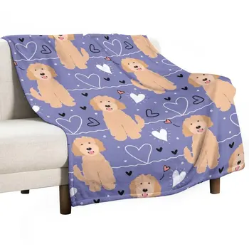 Новая ЛЮБОВЬ, Абрикосовый блонд, Золотистый пудель, одеяло для собак, Красивые одеяла, пушистое одеяло - Изображение 1  
