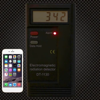 Цифровой детектор излучения электромагнитного поля, уличный ручной цифровой ЖК-тестер для проверки дома на ЭМП, офисный челнок - Изображение 2  