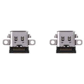 2 порта зарядки, разъем для зарядного устройства Type-C, Сменная Ремонтная деталь для консоли Nintendo Switch NS 2017 - Изображение 1  