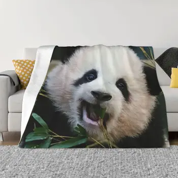 Одеяло FuBao Panda Fu Bao Теплое уютное Гипоаллергенное Покрывало для дивана в спальне - Изображение 1  