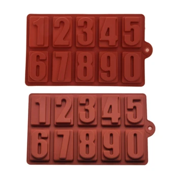 Количество Силиконовых форм для шоколада, 3D формы, Забавные инструменты для выпечки желейных конфет - Изображение 1  