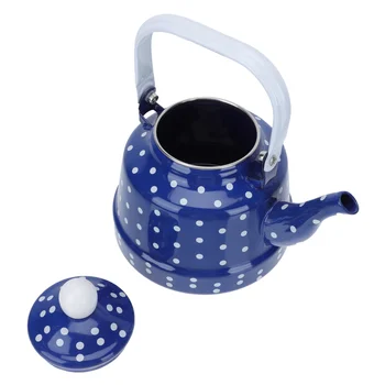 Эмалированный чайник Для воды Белый Керамический Кувшин-контейнер Кухонные принадлежности для заваривания чая Милые - Изображение 1  
